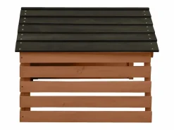 Prolenta Premium - Caseta de cortacésped robótico negro y marrón 78x74x54 cm abeto Marru00f3n Outlet