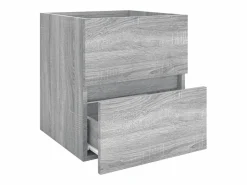Garden Furniture Prolenta Premium - Mueble de lavabo madera de ingeniería gris Sonoma 41x38,5x45 cm Multicolor Hot