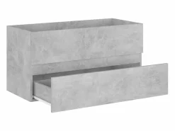 Garden Furniture Prolenta Premium - Mueble con lavabo madera de ingeniería gris hormigón Multicolor Sale