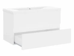 Garden Furniture Estantería Sobre Inodoro|Prolenta Premium - Mueble con lavabo madera de ingeniería blanco