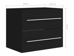 Prolenta Premium - Mueble de lavabo madera de ingeniería 60x38,5x48 cm^Garden Furniture Outlet