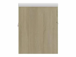 Garden Furniture Prolenta Premium - Mueble con lavabo madera de ingeniería roble Sonoma Multicolor Clearance