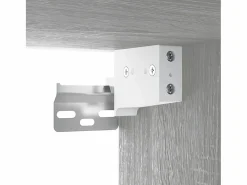 Garden Furniture Estantería Sobre Inodoro|Prolenta Premium - Mueble de baño con lavabo madera contrachapada gris Sonoma