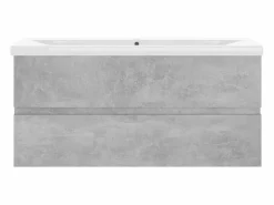 Garden Furniture Prolenta Premium - Mueble con lavabo madera de ingeniería gris hormigón Multicolor New