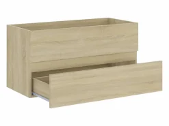 Garden Furniture Estantería Sobre Inodoro|Prolenta Premium - Mueble con lavabo madera de ingeniería roble Sonoma