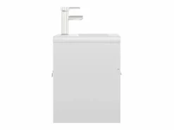 Garden Furniture Prolenta Premium - Mueble con lavabo aglomerado blanco brillante Multicolor Outlet
