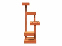 Garden Furniture Prolenta Premium - Árbol para gatos madera maciza pino marrón cera 45,5x49x103 cm Marru00f3n Hot