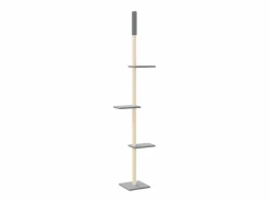 Garden Furniture Prolenta Premium - Árbol rascador gatos suelo a techo 267,5-297,5 cm Gris claro Online