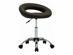 Prolenta Premium - Silla de trabajo con ruedas cuero sintético marrón^Garden Furniture Discount