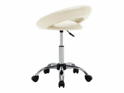 Prolenta Premium - Silla de trabajo con ruedas cuero sintético^Garden Furniture