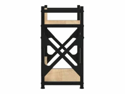 Prolenta Premium - Soporte de impresora 2 niveles roble Sonoma 40x20x40 cm^ Clearance