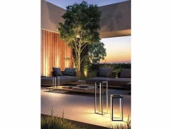 Pronto farola solar antracita 2,2w led bateria IP54 h. 32,5 cm Gris antracita New