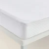 Protector colchón algodón 135x196 cm antiencogimiento para 32 cm blanco Clearance