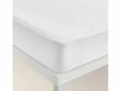 Protector colchón algodón 135x196 cm antiencogimiento para 32 cm blanco Clearance