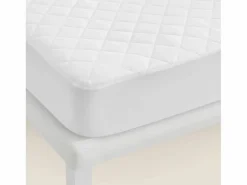 PIKOLIN Protector colchón 200x196cm| HOME| Impermeable| Hasta 32cm Blanco Hot