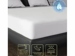 Soleil d'ocre Protector De Colchón|Protector de colchón impermeable 90X200 cm ESPONJA, por