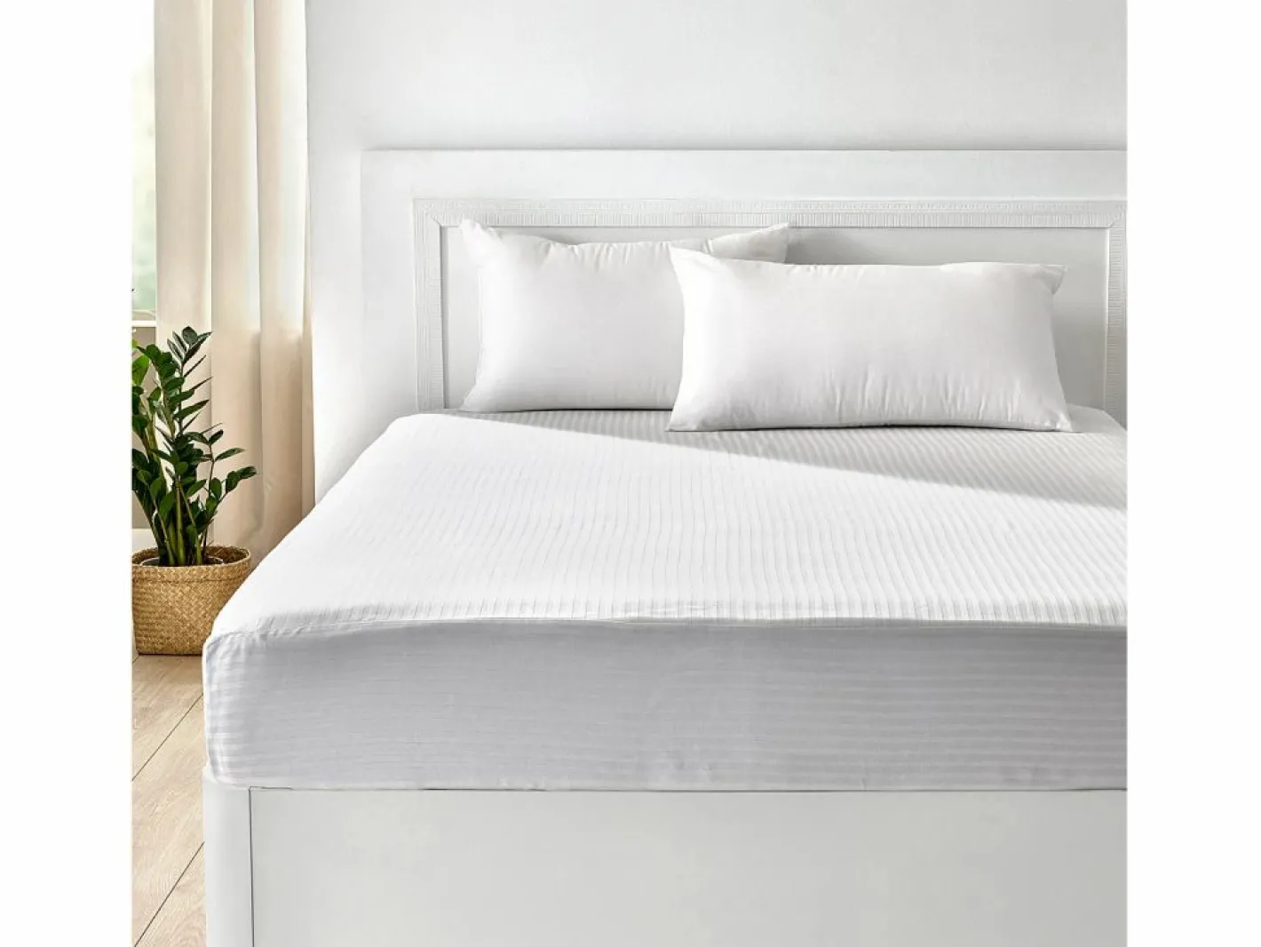 Pikolin Home Protector de colchón 180x196cm| | 100% Algodón| Hasta 32cm New
