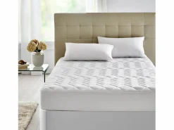 PIKOLIN Protector de colchón 90x196cm| HOME| Hasta 32cm| Transpirable Blanco Best
