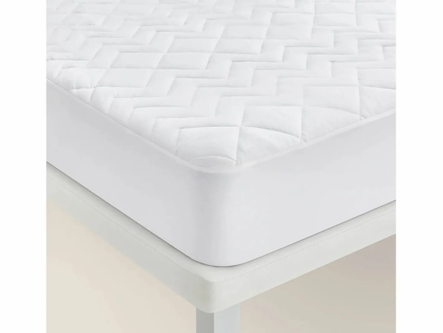 PIKOLIN Protector de colchón 105x196cm| HOME| Hasta 32cm| Transpirable Blanco Clearance