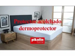 PIKOLIN Protector De Colchón|Protector de colchón 90x196cm| HOME| Aloe Vera| Hasta 32cm