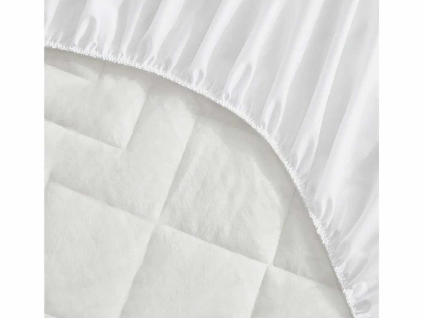 PIKOLIN Protector de colchón 200x196cm| HOME| 100% Algodón| Hasta 32cm Blanco Clearance