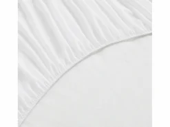 PIKOLIN Protector de colchón 90x196cm| HOME| Algodón Rizo| 32cm Blanco Hot
