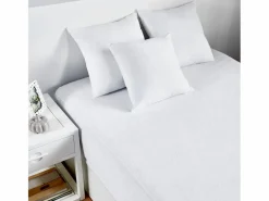 PIKOLIN Protector De Colchón|Protector de colchón 150x196cm| HOME| Algodón Rizo| 32cm
