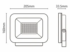 Proyector LED 9-30V 50W 4500lm 4000K^ Clearance
