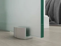 Puerta corredera con aplique de cristal HEIDI Alt.205x93 cm^Vente-unique Online