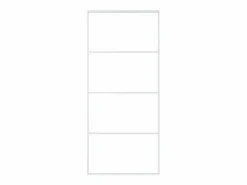 Puerta corredera Cristal ESG esmerilado y aluminio 90x205 cm^ Outlet