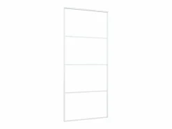 Puerta corredera Cristal ESG esmerilado y aluminio 90x205 cm^ Outlet