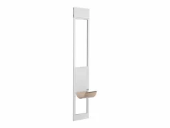 Puerta Corredera de Cristal para Perros SucceBuy, Altura Ajustable de 1927 a 2049 mm, L^ Outlet