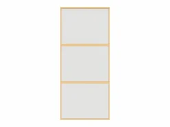 Puerta corredera dorada vidrio ESG esmerilado aluminio 90x205cm ES784621^ Clearance