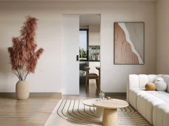 Puerta corredera empotrable - Alt. 205 x Ancho 83 cm MDF + PVC - VARIN II^Vente-unique Discount