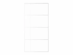 Puerta corredera ESG vidrio y aluminio blanca 102,5x205 cm ES223391^ Online