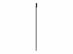 vidaxl Puerta Corredera|Puerta corredera ESG vidrio y aluminio negra 102x205 cm