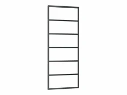 Puerta Corredera|Puerta corredera ESG vidrio y aluminio negra 76x205 cm ES145983