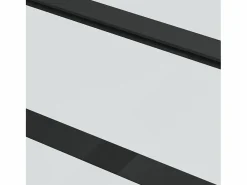 Puerta Corredera|Puerta corredera ESG vidrio y aluminio negra 76x205 cm ES145983