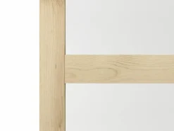 Vente-unique Puerta corredera sistema de empotrado con 3 ventanas, L73 cm, Vidrio templado, ACOSTA II Color natural claro New