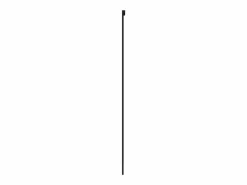 Puerta corredera vidrio templado y aluminio negra 76x205 cm ES948943 Negro Clearance