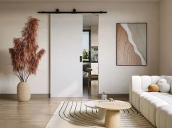 Puerta corredera vista - Alt. 205 x L83 cm MDF + PVC - VARIN II^Vente-unique Online