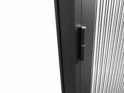 Puerta de dos hojas cristal templado - 2 x Alt. 204 x L93 cm - - LOXTON^Vente-unique Clearance