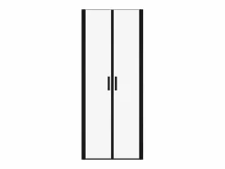 Puerta de ducha batiente mate, 70 x 195 x 1.92 cm, cristal y metal, SARASOTA^Shower & Design