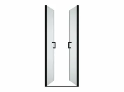 Puerta de ducha batiente mate, 70 x 195 x 1.92 cm, cristal y metal, SARASOTA^Shower & Design