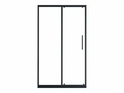 Puerta de ducha corredera mate estilo industrial, 140 x 195 cm, TORONI^Shower & Design Clearance