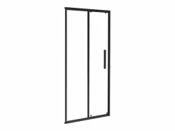 Puerta de ducha corredera mate estilo industrial, 140 x 195 cm, TORONI^Shower & Design Clearance