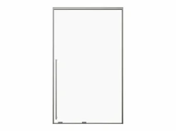 Shower & Design Puerta de ducha corredera, 120 cm, color metalizado, COVINGTON Gris Online