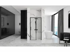 Puerta De Ducha Rapid Slide 140 Black^Rea