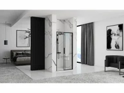 Puerta De Ducha Rapid Slide 140 Black^Rea