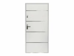 Puerta de entrada de acero y inox Alt. 207 x Ancho 100 cm abre a la derecha NAXARA^Vente-unique Hot